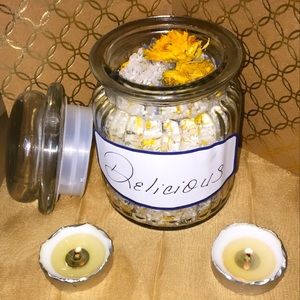 Organic bath salts